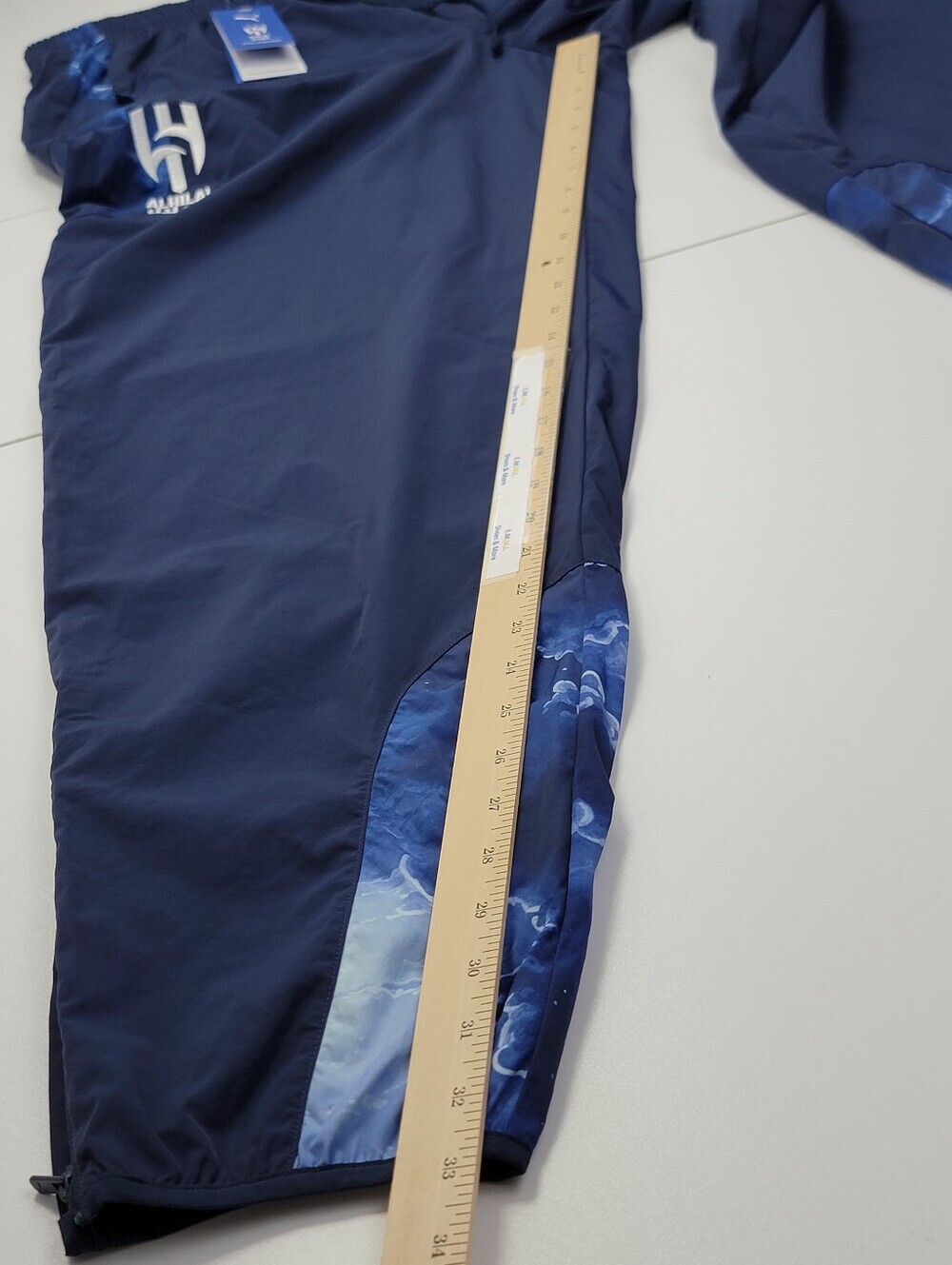 Puma KidSuper Al-Hilal SFC Travel Pants Navy Blue Cloud Print 606853 20 Mens L - Picture 12 of 15